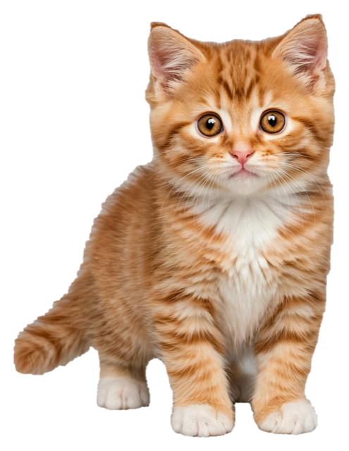 Mochi, a ginger kitten